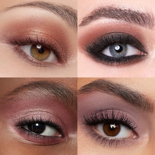 MYSTER ROSEY Nude Eyeshadow Palette, 9-Shade Matte, 12H Waterproof