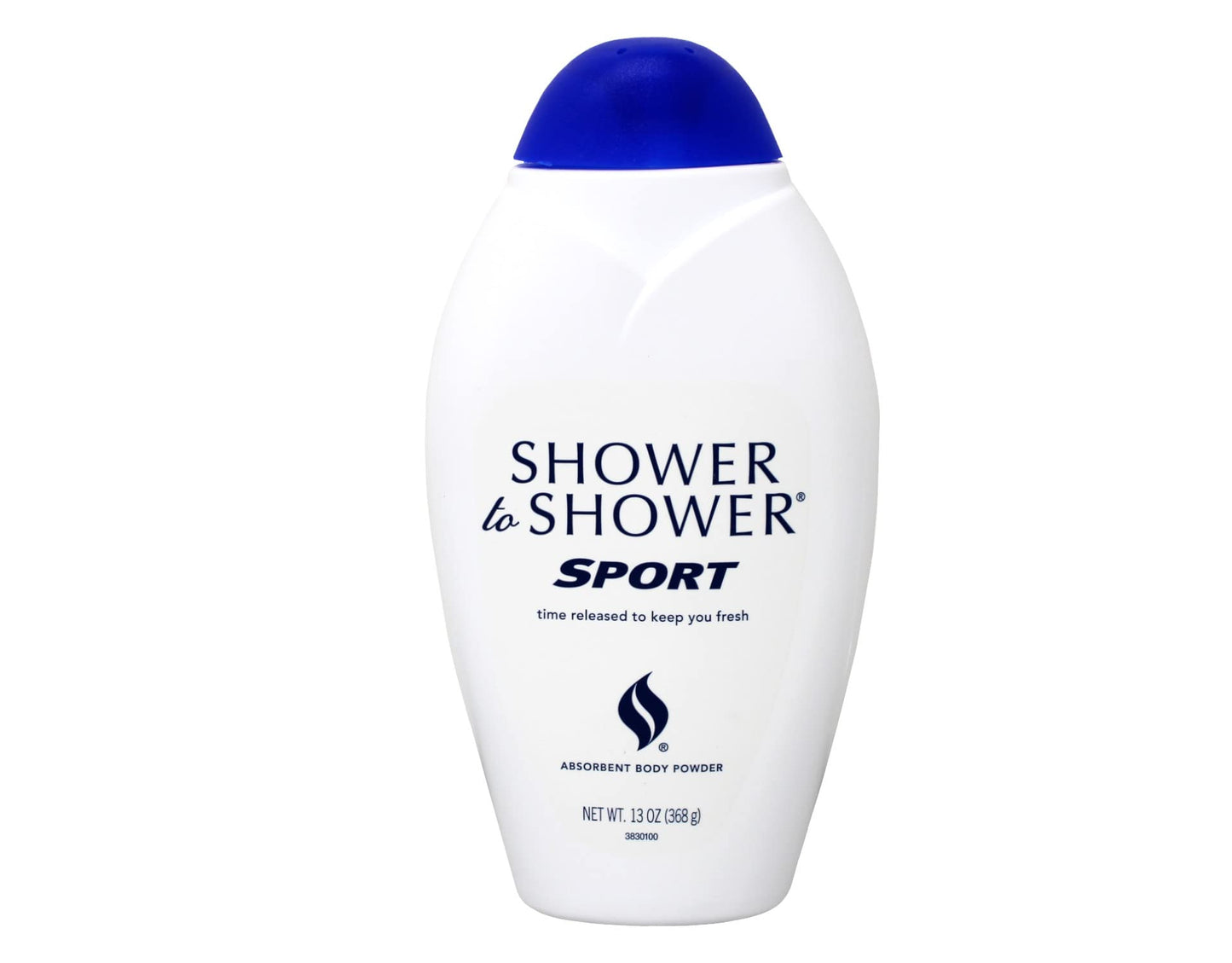 Shower to Shower Absorbent Body Powder, Sport, 13-Ounce Bottles (Pack of 2)