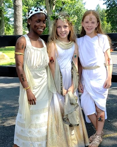 150Pc Greek Mythology Temporary Tattoos - Kids Safe