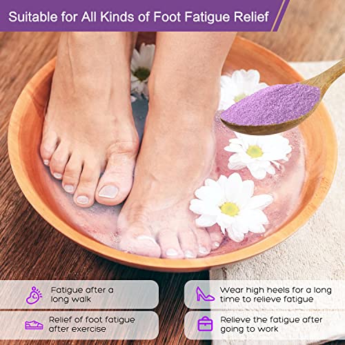 Tea Tree Oil & Epsom Foot Soak Salts Kit - Lavender Spa, 20 Pack