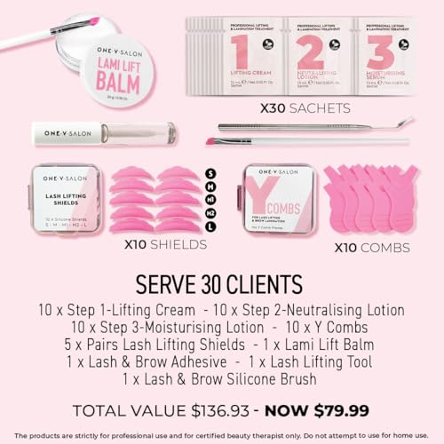 One V Salon Brow Lamination & Lash Lift Kit