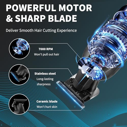 KEMEI KM-PG2499 Cordless Hair Trimmer with LED Display