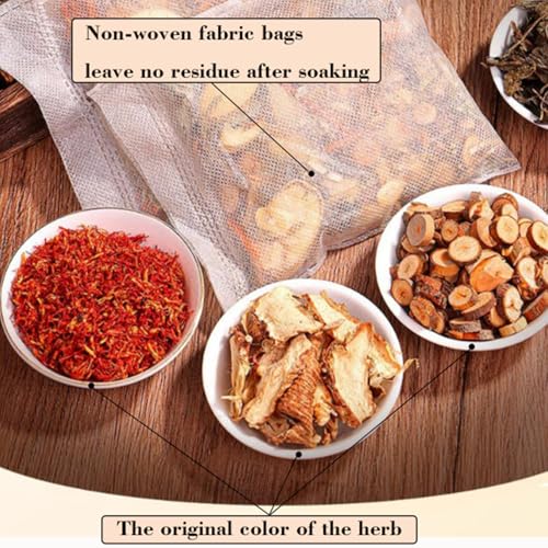 Herbal Foot Soak Bags - 30 Pack Natural Ginger & Mugwort Spa Pouches