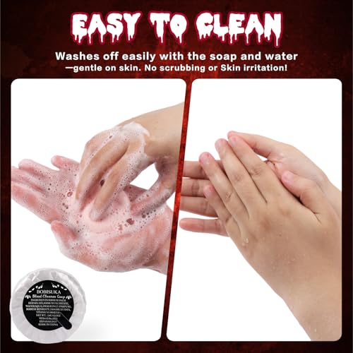 Halloween Fake Blood SFX Makeup Kit – 5 Piece Set