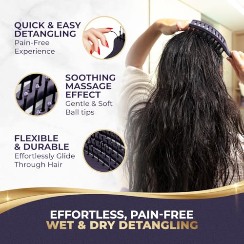 BEAUXSOI Vented Blow Dry Brush for All Hair Types