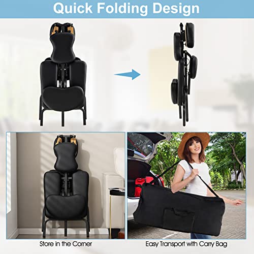 Portable Massage Chair with Carrying Bag – Lightweight & Foldable