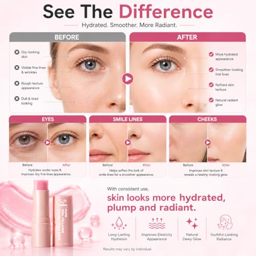 PDRN Pink Collagen Volume Balm Stick, 0.35 oz
