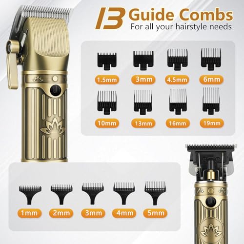 Saoilli Professional Hair Clippers & Beard Trimmer Set