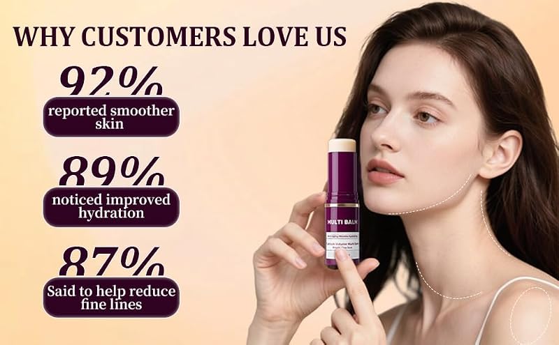 Calcium Multi Balm Stick - Collagen Moisturizer for Face, Eyes & Neck