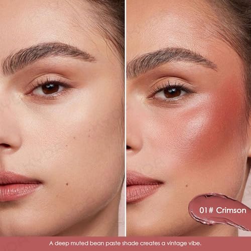KYDA Rose Blush Balm - Lip & Cheek Tint, Buildable Dewy Glow