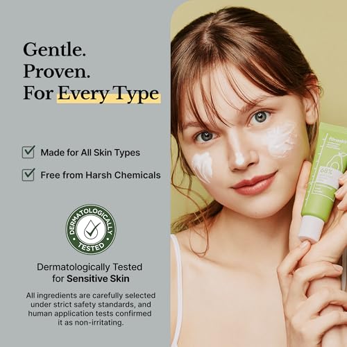 MIDHA Rice Tone Up Cream 1.69fl.oz. + Bran Scrub Foam 5.07fl.oz., Korean Facial Cleanser, Soft Micro-Foam Face Wash with Balanced pH & Hydrating, Natural Tone-Up, Makeup Base