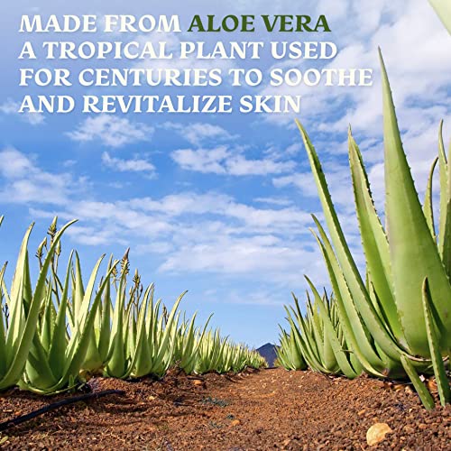 Amazing Aloe Vera Gel, Freshly Cut 100% Pure Aloe - Premium Quality, USA Grown, Vegan, Unscented - Natural Sunburn Relief, Skin Care, Face & Hair Care