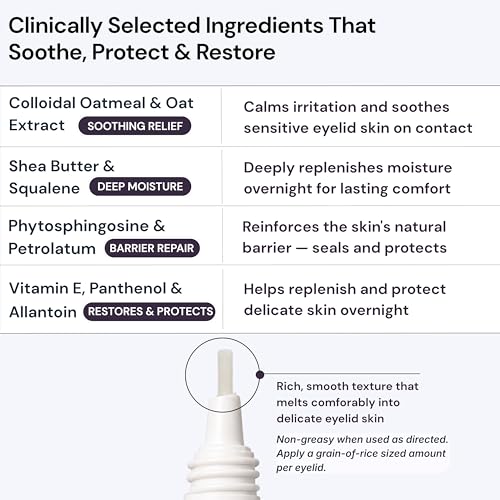 BlinkBetter BetterLids Eyelid Ointment – Moisturizing Cream for Dry, Itchy Eyelids
