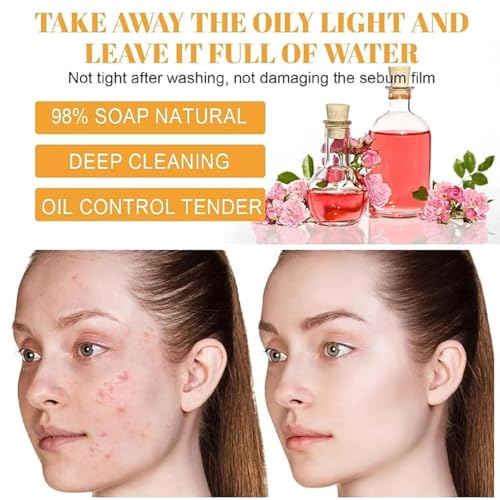 2 Pcs Turmeric Face Wash,Cleansing Glow Recipe Face Wash For All Skin.