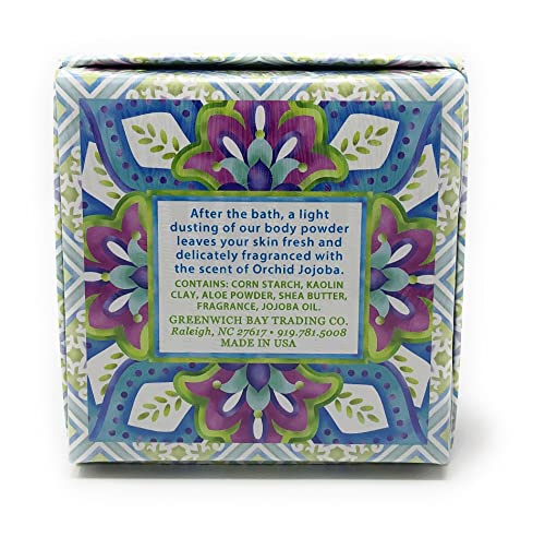 Greenwich Bay Orchid Jojoba Dusting Powder, 4 oz