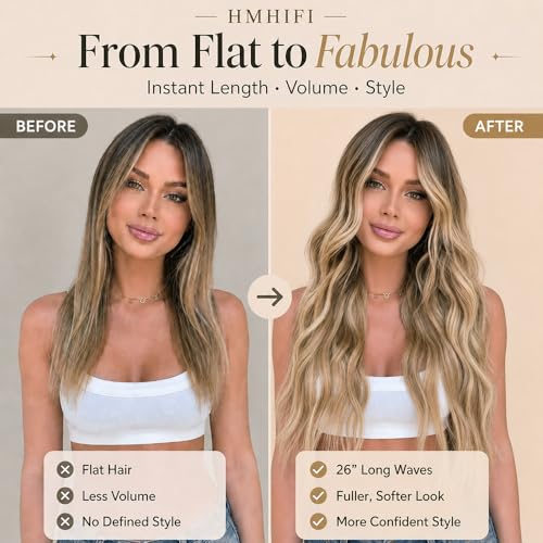 26 Inch Blonde Wavy Wig for Women | Tangle Resistant