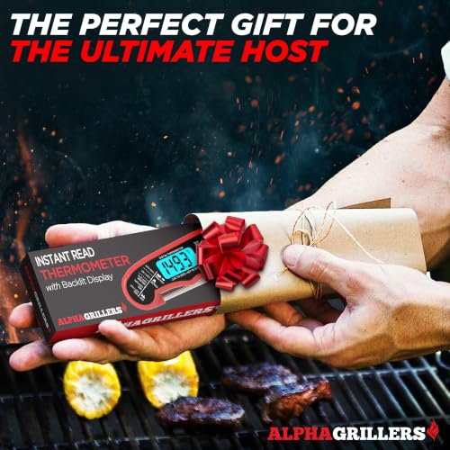 Alpha Grillers Instant Read Meat Thermometer | Digital Food Thermometer