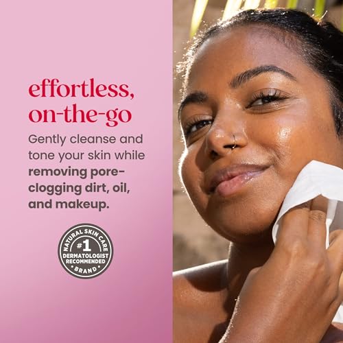 Burt's Bees Micellar Rose Water Facial Wipes, 30 Count (3-Pack)