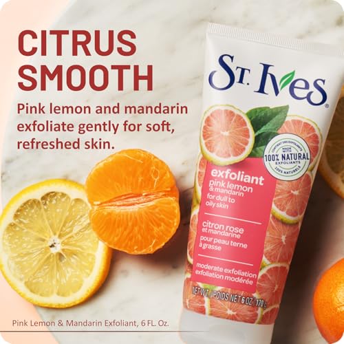 St. Ives Pink Lemon & Mandarin Face Scrub 6 oz
