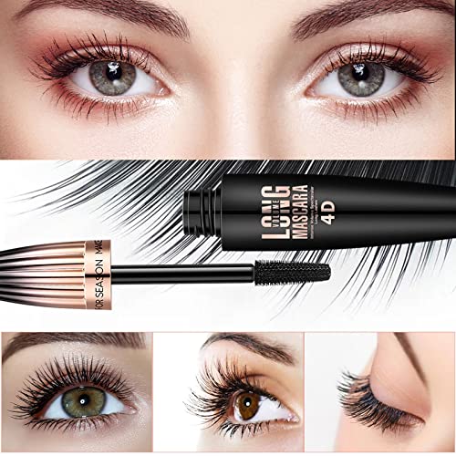 4D Silk Fiber Lash Mascara Waterproof - 2 Pack