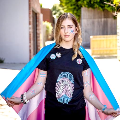 Transgender Pride Accessories Set - 80 Pc Bundle