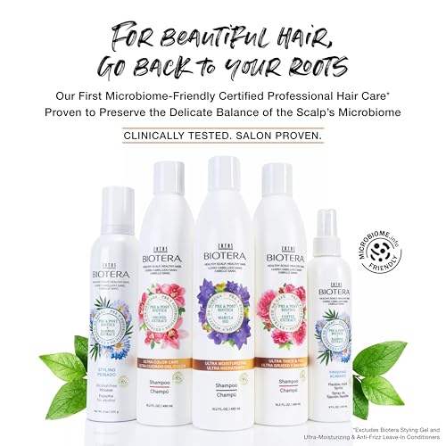 Biotera Moisturizing Shampoo | Hydrates & Moisturizes Dry, Medium, Fine Hair | Microbiome Friendly | Vegan & Animal Test Free | Paraben Free | Color-Safe