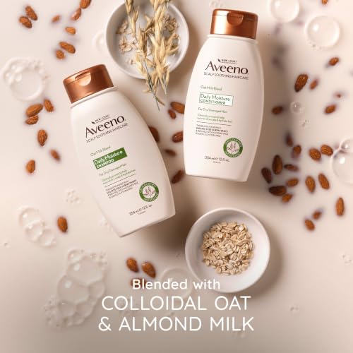 Aveeno Oat Milk Blend Moisturizing Shampoo with Coconut, 12 fl oz