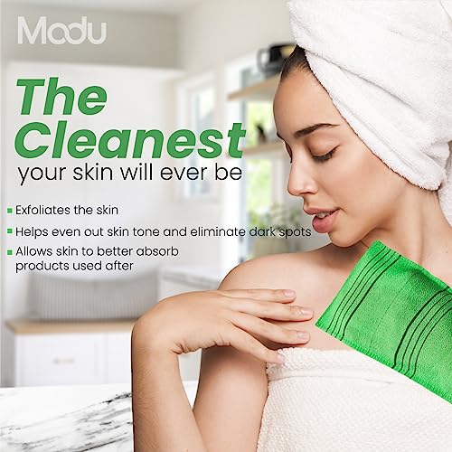 Modu Korean Exfoliating Mitts 4-Pack | Dead Skin Remover