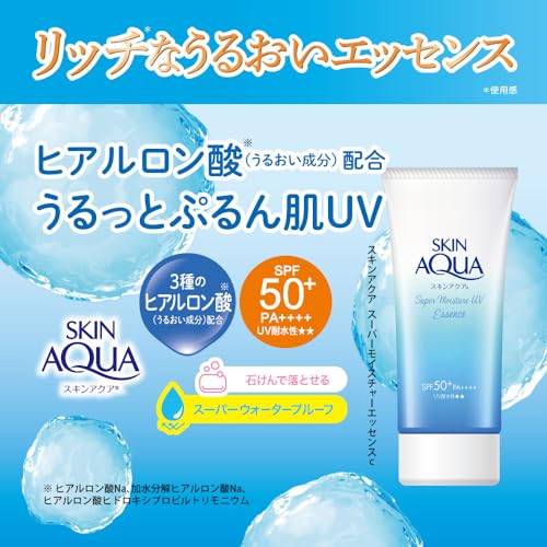 SKIN AQUA Super Moisturizing UV Essence 80g / 2.8 oz 2023 version 2.82 Ounce (Pack of 1)