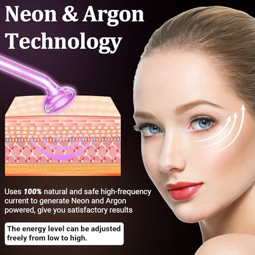 High Frequency Facial Wand with 6 Tubes - UUPAS Portable Machine