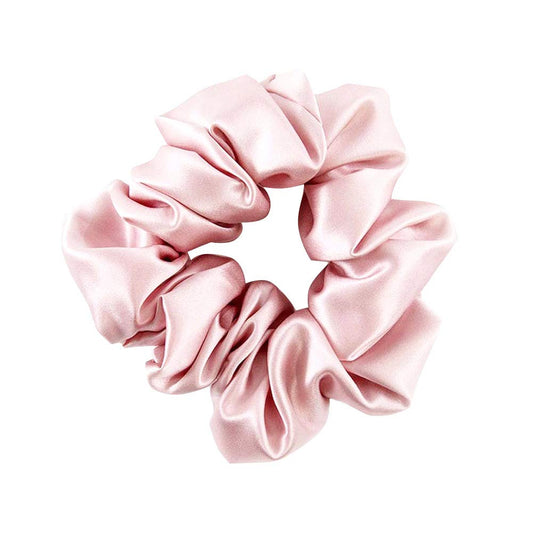 THXSILK Hair Silk Scrunchies Elastic Hair Bands Scrunchy Hair Ties Ponytail Ropes for Women Hair Accessories - 10 Colors