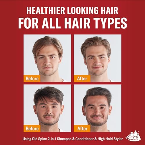 Old Spice Men's Hair Putty High Hold Low Shine 2.22 oz