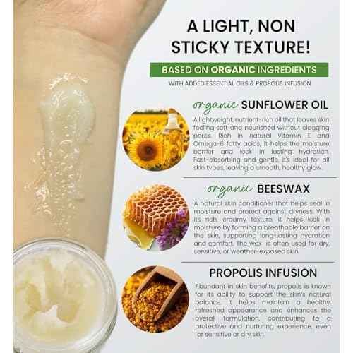 Beesaluxe HoneyBotan - 100% Natural Unpetroleum Skin Balm with Organic Ingredients - Petroleum Jelly Alternative for Lips, Hands, Baby Care, Makeup Remover, and More (2 Ounce)