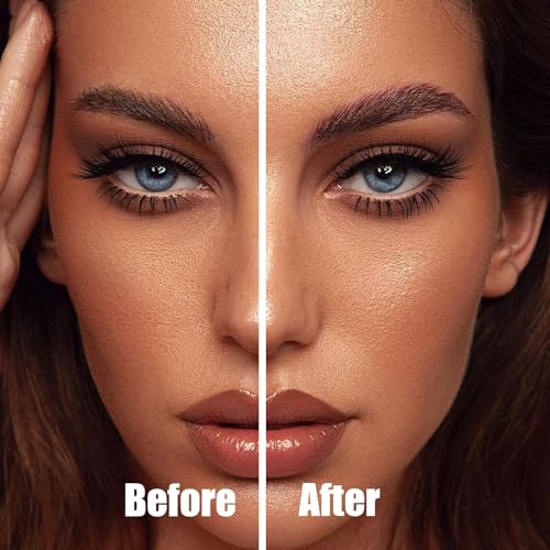 Peel Off Eyebrow Gel - Long-Lasting Waterproof Brow Tint, Dark Brown