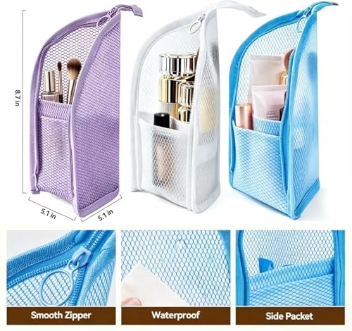 Portable Standing Toiletry Bag - Waterproof Travel Organizer for Men & Women