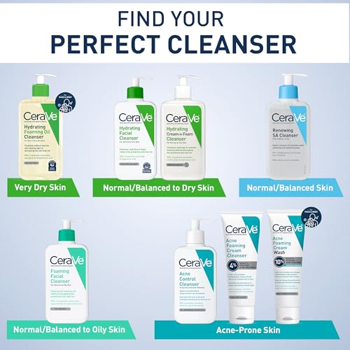 CeraVe Salicylic Acid Face Wash with Ceramides, 16 oz