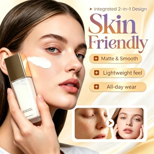 Luxus Color Changing Foundation & Primer for Mature Skin - Qurove