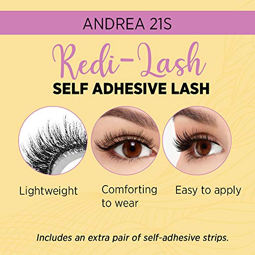 Andrea Redi-Lash 21S Self-Adhesive Eyelashes - 4 Pack
