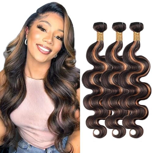 DiexrLamx 30 Inch P1B30 Body Wave Bundles - 3 Pack Virgin Hair