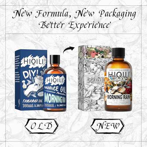HIQILI Morning Rain Fragrance Oil for Soap, Candle & Hair Conditioner Making, Fresh Scent for Home, Car Diffuser - 1 Fl Oz