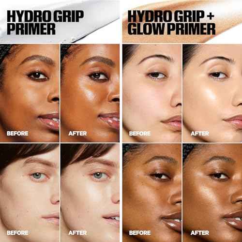 Milk Makeup Hydro Grip Primer with Hyaluronic Acid + Niacinamide ? Hydrating Face Primer Grips Makeup for Up to 12 Hours ? Silicone-Free, Lightweight Gel with Dewy Finish