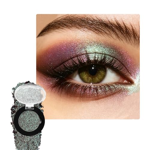 Chameleon Duochrome Eyeshadow - Plum to Mint Holographic Shimmer