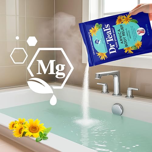 Dr Teal's Arnica Epsom Salt Soak with Menthol, 3 lbs