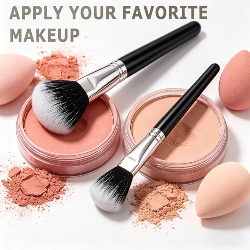 14-Piece Makeup Brush Set with Travel Case | Fiber Bristles