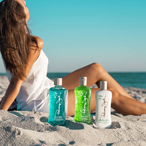 Panama Jack Green Ice Gel - Aloe Vera After Sun Formula Contains No Alcohol, Helps Preserve Tan, Relieves & Moisturizes Dry Skin & Sunburn, 8 FL OZ (Pack of 6)