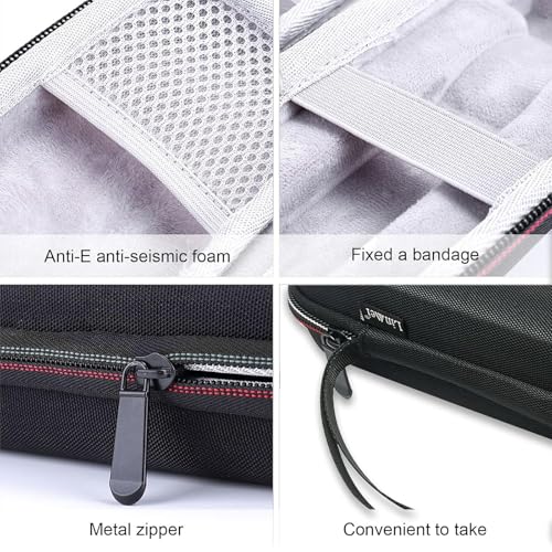 LinMei Hard Travel Case for One Blade Hybrid Electric Trimmer and Shaver 360 QP2520 QP2530 QP2620 QP2630 Can Extra Storage Replacement Heads Charging Cables Accessories Ideal for Business Travel