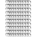 100 Pcs Clear Makeup Bags Bulk Easter Basket Gifts Tsa Approved Toiletry Bag for Travel Transparent Cosmetic Bag PVC Waterproof Travel Small Pouches with Zipper for Men and Women (Black)