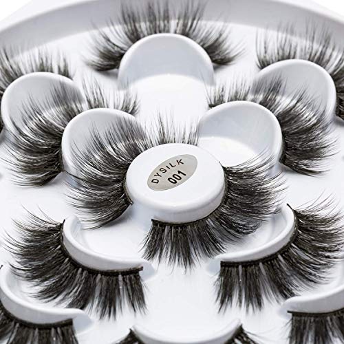 DYSILK Mink Eyelashes Faux 6D Long Dramatic Eyelashes and 10 Styles Mixed Lahses 20 Pairs