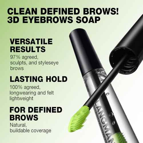 Brow Glue Eyebrows Gel - Long-Lasting Clear Brow Setting Gel, Transparent Eyebrow Styling Wax for Natural-Looking, Fluffy Brows, Mild Ingredients, Waterproof & Smudge-Proof, Easy Application