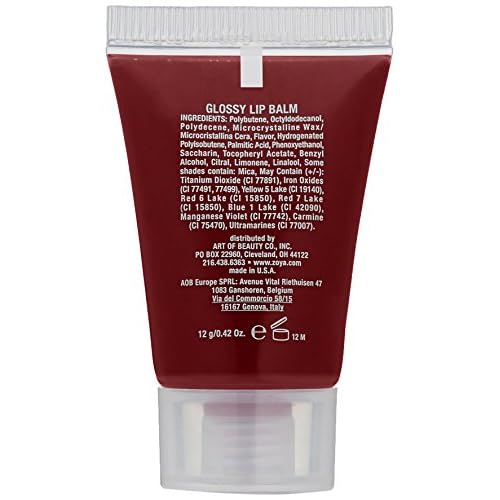 ZOYA Lip Gloss, Marachino , 0.42 Ounce